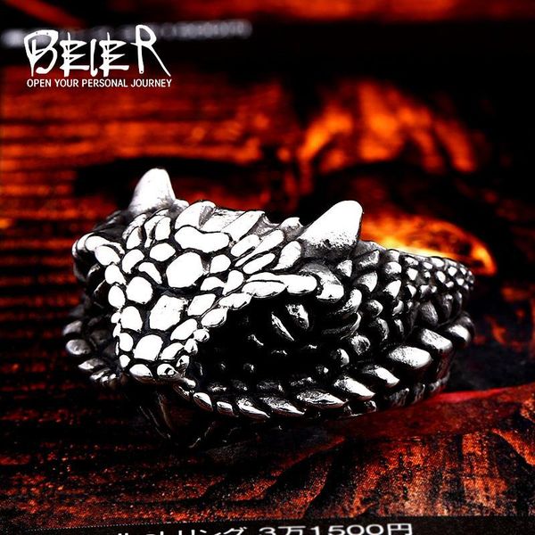 cluster rings beier 316l stainless steel classic animal lizard head adjustable men's ring punk snake jewelry llbr8-679r, Golden;silver
cluster rings beier 316l stainless steel classic animal lizard head adjustable men's ring punk snake jewelry llbr8-679r, Golden;silver
