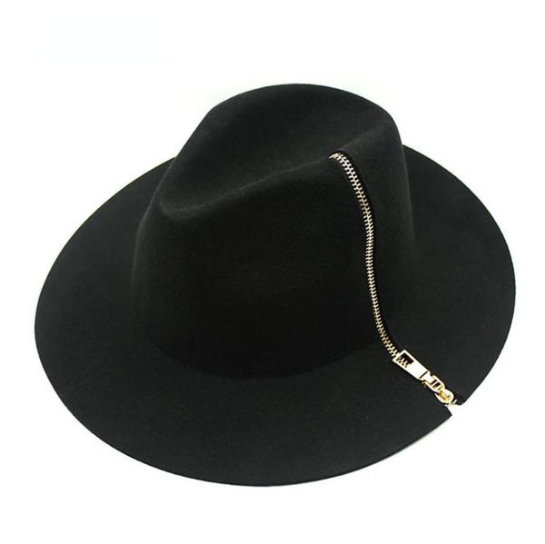 stingy brim hats 2021 cool black zipper fedora vintage women ladies floppy wide wool felt cloche hat, Blue;gray
stingy brim hats 2021 cool black zipper fedora vintage women ladies floppy wide wool felt cloche hat, Blue;gray