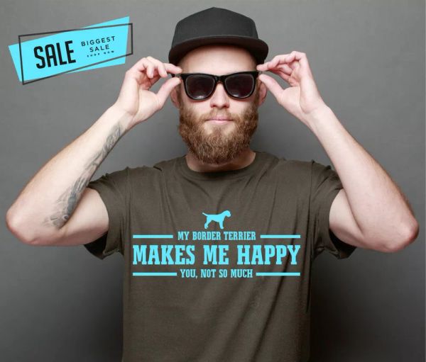 sale border terrier makes me happy contradictions dog dog shirt t-shirt m, White;black
sale border terrier makes me happy contradictions dog dog shirt t-shirt m, White;black