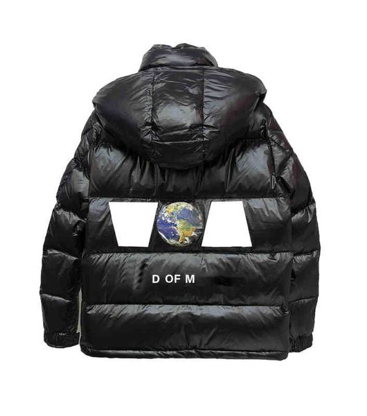 men designer down jacket lacquered nylon fabric planet pattern spraying goose long checkered women parka zipper personality drawstring, Black
men designer down jacket lacquered nylon fabric planet pattern spraying goose long checkered women parka zipper personality drawstring, Black