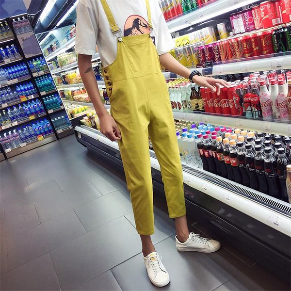 men's pants 2021 japanese hipster style overalls couple's cropped nine-point bib casual wild student jumpsuits large size 2xl 3xl, Black
men's pants 2021 japanese hipster style overalls couple's cropped nine-point bib casual wild student jumpsuits large size 2xl 3xl, Black