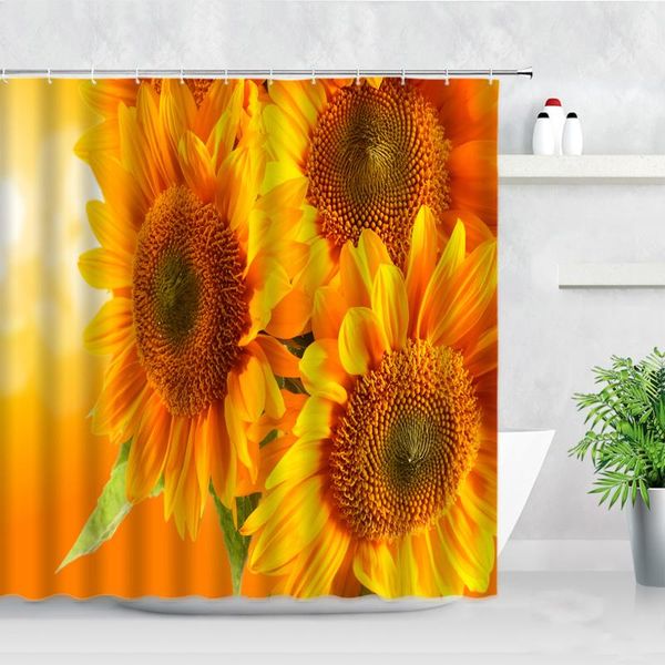 creative sunflower shower curtains yellow flowers orange background modern home bath decor waterproof cloth bathroom curtain set
creative sunflower shower curtains yellow flowers orange background modern home bath decor waterproof cloth bathroom curtain set
