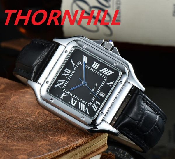 men gentalmen luxury watches 40mm brown black leather fashion wristwatch square dial designer relogio montre male clock, Slivery;brown
men gentalmen luxury watches 40mm brown black leather fashion wristwatch square dial designer relogio montre male clock, Slivery;brown