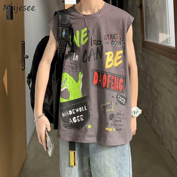 men' tank tanks men printed loose sleeveless fashion hip-hop students streetwear harajuku summer chic tees breathable plus size m-5xl, White;black
men' tank tanks men printed loose sleeveless fashion hip-hop students streetwear harajuku summer chic tees breathable plus size m-5xl, White;black