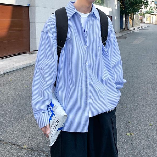 japanese harajuku shirts casual loose oversize long sleeve striped fashion button up shirt camisa hombre men's clothing db60sh, White;black
japanese harajuku shirts casual loose oversize long sleeve striped fashion button up shirt camisa hombre men's clothing db60sh, White;black