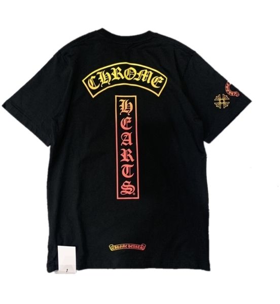 chromehearts croxin horseshoe colorful gradient t-shaped letter men's and women's casual short sleeve t-shirt uh97, Black
chromehearts croxin horseshoe colorful gradient t-shaped letter men's and women's casual short sleeve t-shirt uh97, Black