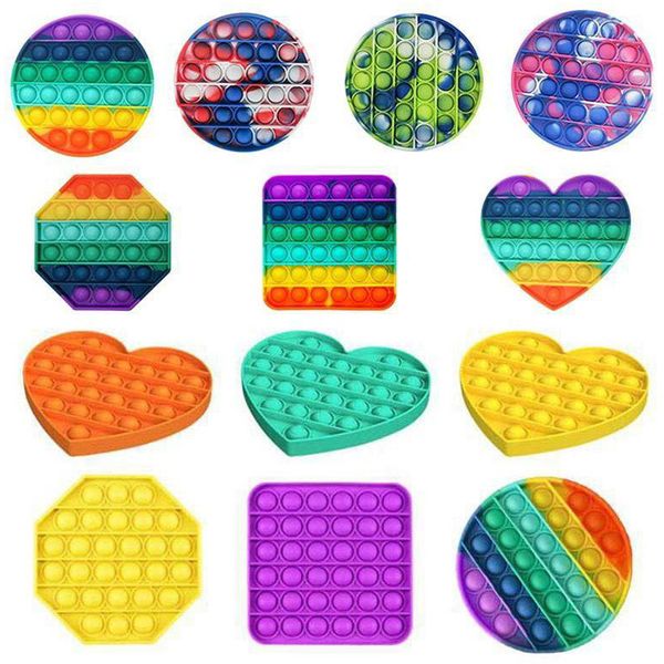 30 style rainbow push fidget toy sensory push bubble autism special needs anxiety stress reliever for office workers fluorescence
30 style rainbow push fidget toy sensory push bubble autism special needs anxiety stress reliever for office workers fluorescence