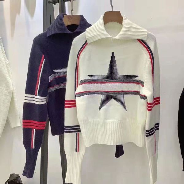 fashion autumn winter women letter knitted sweaters lapel collar loose long sleeve sweaters, White;black
fashion autumn winter women letter knitted sweaters lapel collar loose long sleeve sweaters, White;black