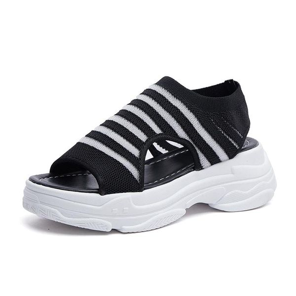 2021summer women sandals fashion women's increase slip comfortable elastic band flat size35-40, Black
2021summer women sandals fashion women's increase slip comfortable elastic band flat size35-40, Black