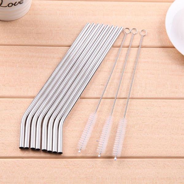 drinking straws 8pcs stainless steel metal straw with 3 cleaner brush kit tool sturdy bent straight drinks
drinking straws 8pcs stainless steel metal straw with 3 cleaner brush kit tool sturdy bent straight drinks