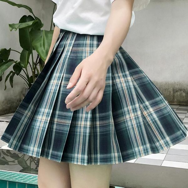skirts green plaid jk school uniform japanese girls summer high waist pleated women clothes for students girl wf0229, Black
skirts green plaid jk school uniform japanese girls summer high waist pleated women clothes for students girl wf0229, Black