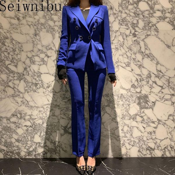women's suits & blazers 2021 fashion pants women business long sleeve blazer and trousers two pieces set office ladies plus size work w, White;black
women's suits & blazers 2021 fashion pants women business long sleeve blazer and trousers two pieces set office ladies plus size work w, White;black