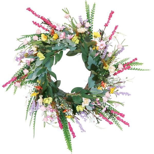 decorative flowers & wreaths 22inch artificial daisy rose flower wreath oil painting style for front door window farmhouse home decoration
decorative flowers & wreaths 22inch artificial daisy rose flower wreath oil painting style for front door window farmhouse home decoration