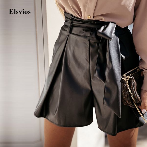 women's shorts summer casual women loose leather pu fashion lace-up belted short pants elegant pleated office lady streetwear 5t7f, White;black
women's shorts summer casual women loose leather pu fashion lace-up belted short pants elegant pleated office lady streetwear 5t7f, White;black