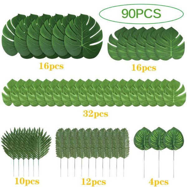 decorative flowers & wreaths 90 pieces of 6 kinds artificial plants palm leaves tropical jungle party decoration garden outdoor
decorative flowers & wreaths 90 pieces of 6 kinds artificial plants palm leaves tropical jungle party decoration garden outdoor