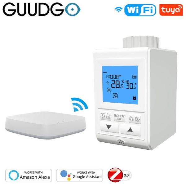 smart home control guudgo tuya zigbee 3.0 thermostat heater temperature controller thermostatic radiator valve works with alexa
smart home control guudgo tuya zigbee 3.0 thermostat heater temperature controller thermostatic radiator valve works with alexa