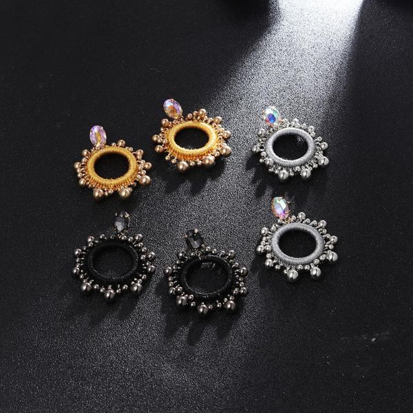 dangle & chandelier 2021 women's fashion bohemian hollow crystal large crcle handmade earrings female ear studs accessories gifts brinc, Silver
dangle & chandelier 2021 women's fashion bohemian hollow crystal large crcle handmade earrings female ear studs accessories gifts brinc, Silver