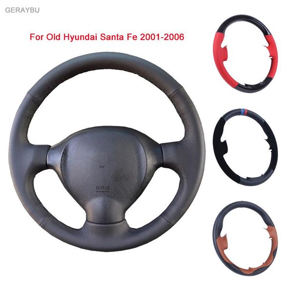 steering wheel covers geraybu custom diy black leather hand-sewn car cover for old santa fe 2001-2006 breathable wear-resistant
steering wheel covers geraybu custom diy black leather hand-sewn car cover for old santa fe 2001-2006 breathable wear-resistant