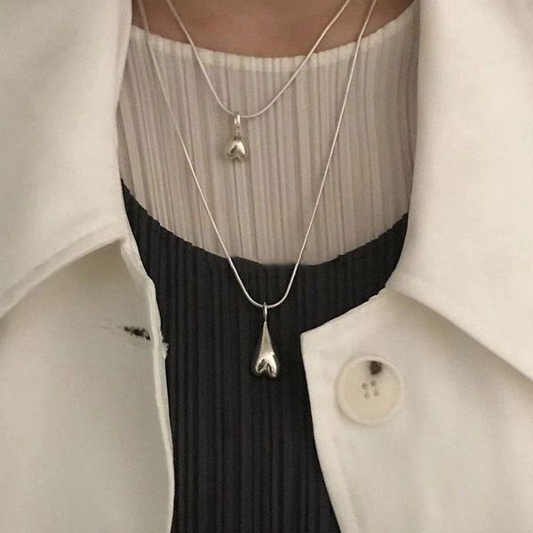 pendant necklaces u-magical hiphop silver color big little love heart metallic necklace for women chunky chain accessories
pendant necklaces u-magical hiphop silver color big little love heart metallic necklace for women chunky chain accessories