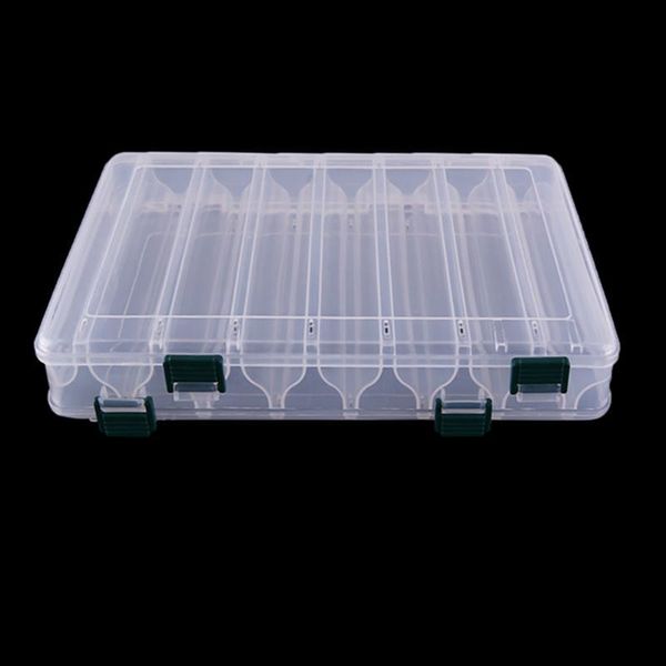fishing accessories clear plastic tackle boxes double sided 14 slots case bait tool universal lure box pesca
fishing accessories clear plastic tackle boxes double sided 14 slots case bait tool universal lure box pesca