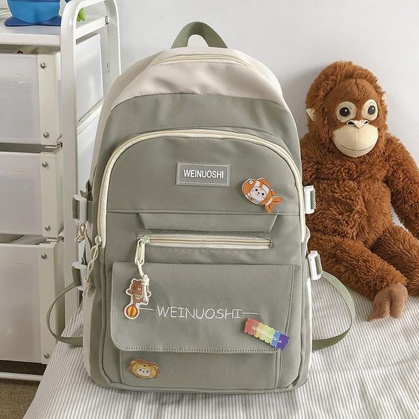 backpack niche color female 2021 fashion large capacity waterproof simple high school student
backpack niche color female 2021 fashion large capacity waterproof simple high school student