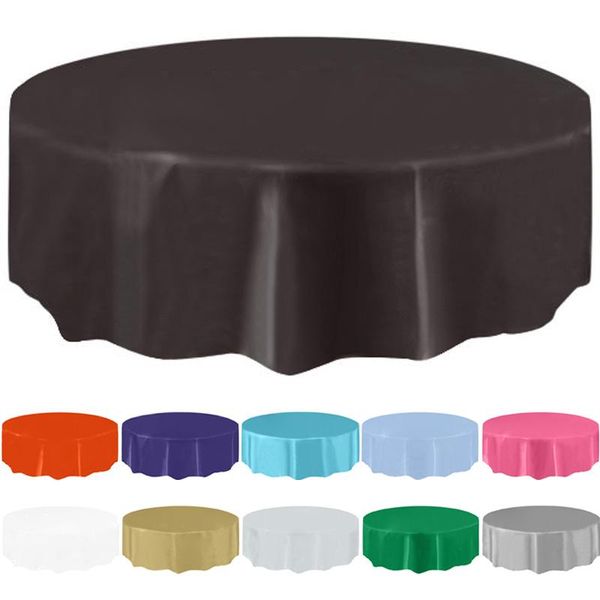 mats & pads 2.13m large plastic round table covers wipe clean disposable solid color wedding birthday party cloth protect cover
mats & pads 2.13m large plastic round table covers wipe clean disposable solid color wedding birthday party cloth protect cover
