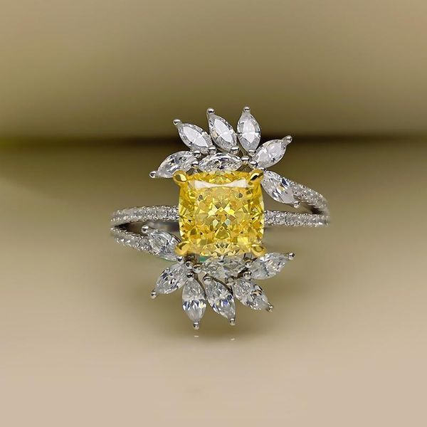 cluster rings 1 princess square yellow diamond 5a zircon flower cut s925 sterling silver wedding ring women's jewelry wholesale, Golden;silver
cluster rings 1 princess square yellow diamond 5a zircon flower cut s925 sterling silver wedding ring women's jewelry wholesale, Golden;silver