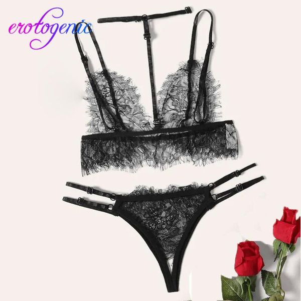 bras sets lingerie ropa interior femenina women v-neck floral lace halter bra open crotch thong black lenceria transparente, Red;black
bras sets lingerie ropa interior femenina women v-neck floral lace halter bra open crotch thong black lenceria transparente, Red;black