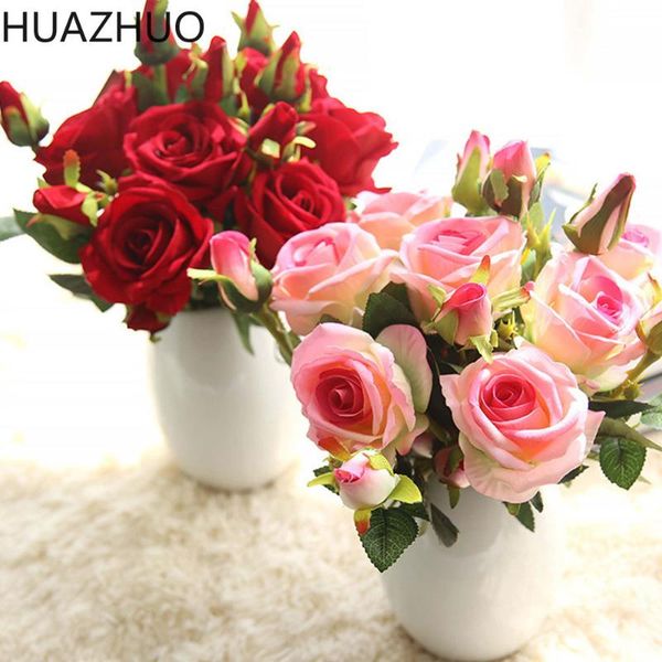 decorative flowers & wreaths 3 heads silk artificial rose diy real touch fake flower peony for home decoration wedding party christmas brida
decorative flowers & wreaths 3 heads silk artificial rose diy real touch fake flower peony for home decoration wedding party christmas brida