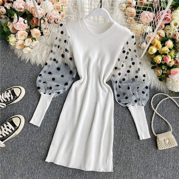 casual dresses elegant dress polka dot fashion streetwear collect waist long sleeve stitching knitted bottom lantern vestidos, Black;gray
casual dresses elegant dress polka dot fashion streetwear collect waist long sleeve stitching knitted bottom lantern vestidos, Black;gray