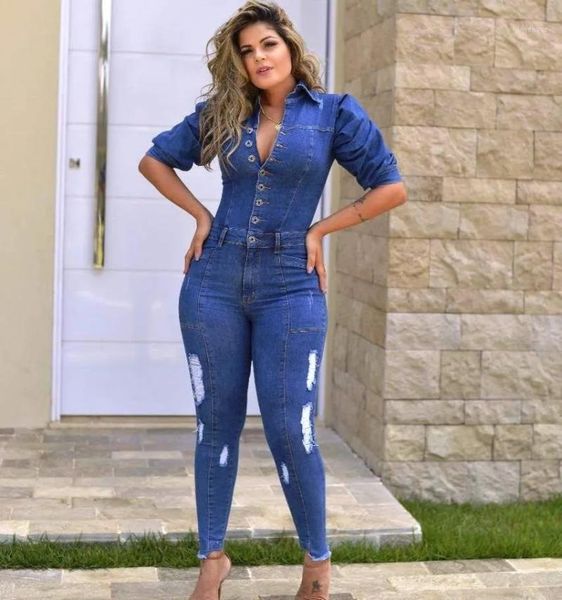 women fashion casual holiday style jumpsuits half sleeve lapel pure color denim long pants women's & rompers, Black;white
women fashion casual holiday style jumpsuits half sleeve lapel pure color denim long pants women's & rompers, Black;white