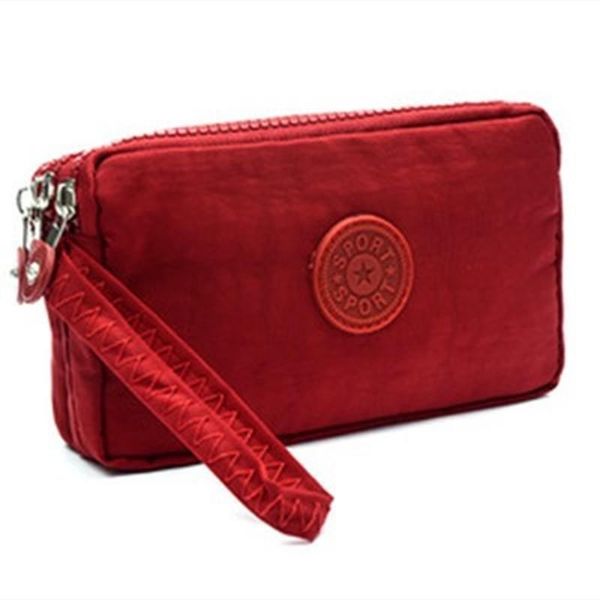 coin purse ladies mobile phone bag fashion small wallet business card holder multifunctional three zipper mini canvas girls, Red;black
coin purse ladies mobile phone bag fashion small wallet business card holder multifunctional three zipper mini canvas girls, Red;black