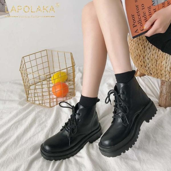 boots lapolaka design british style comfy ins wholesale women lace up platform non-slip trendy cool shoes ladies boot, Black
boots lapolaka design british style comfy ins wholesale women lace up platform non-slip trendy cool shoes ladies boot, Black