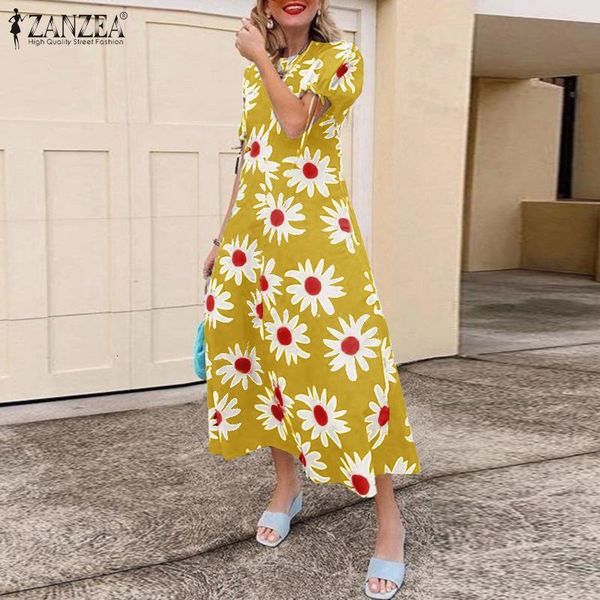 casual dresses 5xl zanzea elegant floral print dress women 2021 summer loose maxi vestidos short sleeve sundress oversize holiday, Black;gray
casual dresses 5xl zanzea elegant floral print dress women 2021 summer loose maxi vestidos short sleeve sundress oversize holiday, Black;gray