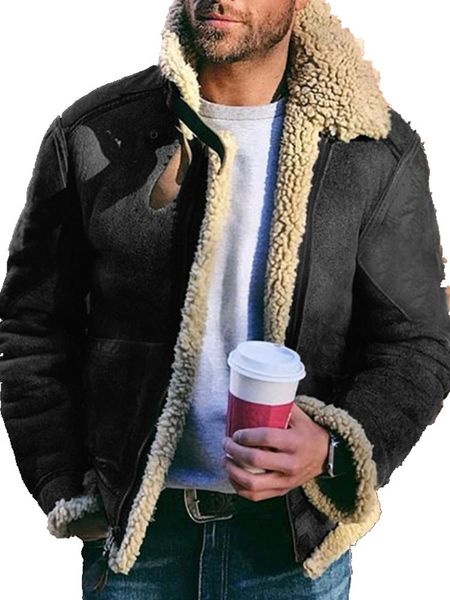 men's jackets for men fashion jacket fur casual shopping autumn and winter outerwear & coats turn-down collar wool liner, Black;brown
men's jackets for men fashion jacket fur casual shopping autumn and winter outerwear & coats turn-down collar wool liner, Black;brown
