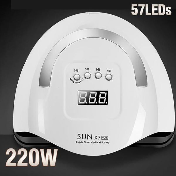nail dryers uv led lamp 220w high power 4 timer with smart sensor mainicure pedicure salon tools curing all gel polish
nail dryers uv led lamp 220w high power 4 timer with smart sensor mainicure pedicure salon tools curing all gel polish