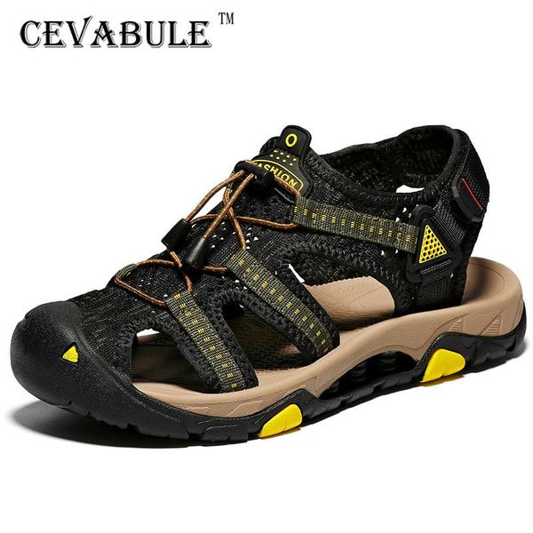 sandals cevabule big size 45 summer leisure anti-skid beach shoes genuine leather men's casual outdoor clk, Black
sandals cevabule big size 45 summer leisure anti-skid beach shoes genuine leather men's casual outdoor clk, Black
