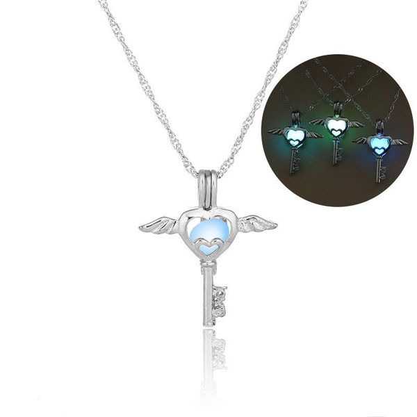 pendant necklaces glow in the dark jewelry with silver plated angel shaped long luminous stone necklace for gift
pendant necklaces glow in the dark jewelry with silver plated angel shaped long luminous stone necklace for gift