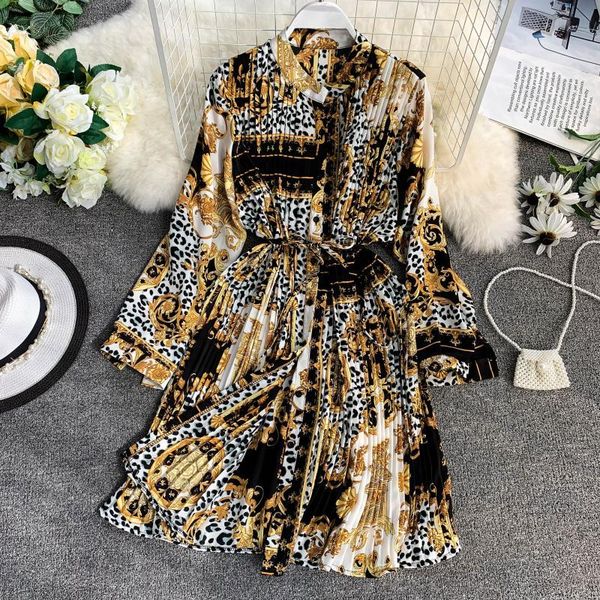 casual dresses women dress spring summer pleated female long sleeve floral shirt midi oversize korean vestidos mujer 2021 kj4492, Black;gray
casual dresses women dress spring summer pleated female long sleeve floral shirt midi oversize korean vestidos mujer 2021 kj4492, Black;gray
