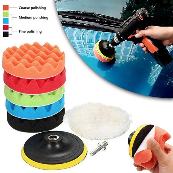 car sponge 8pcs buffing pads 3" polishing pad kit for abrasive polisher drill adapter waxing compound tools accessory
car sponge 8pcs buffing pads 3" polishing pad kit for abrasive polisher drill adapter waxing compound tools accessory