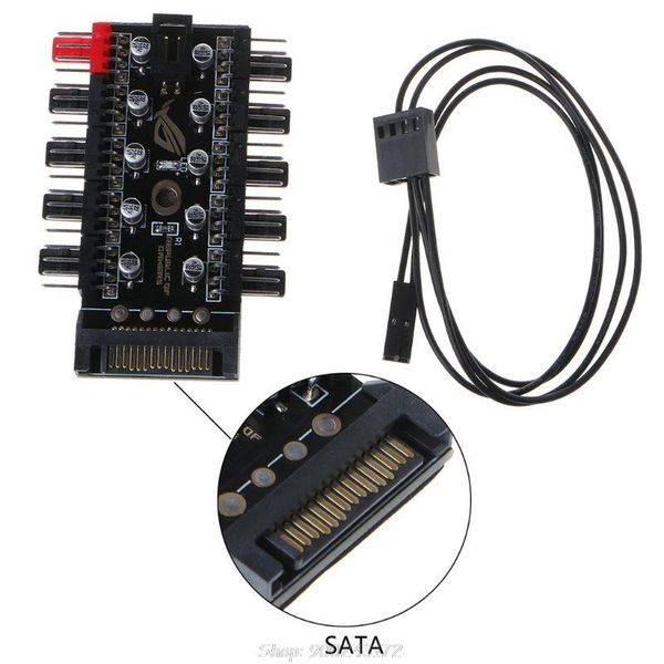 computer cables & connectors 1to 10 pc cooling fan hub splitter cable pwm sata 4pin power supply speed controller adapter with high quality
computer cables & connectors 1to 10 pc cooling fan hub splitter cable pwm sata 4pin power supply speed controller adapter with high quality