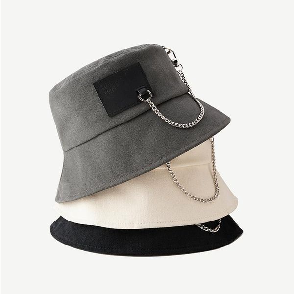 wide brim hats hat man street chain leather fisherman s catwalk hip hop basin to cover the face from closed female, Blue;gray
wide brim hats hat man street chain leather fisherman s catwalk hip hop basin to cover the face from closed female, Blue;gray