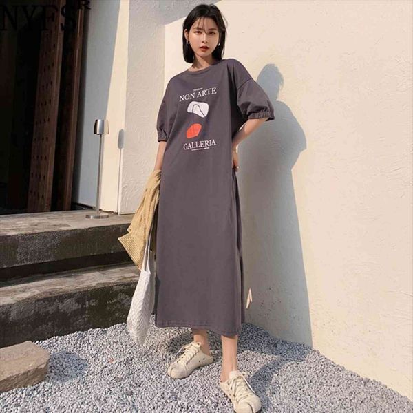 summer elastic bubble short sleeve women dress vestidos robe elbise fashion cotton printing long, Black;gray
summer elastic bubble short sleeve women dress vestidos robe elbise fashion cotton printing long, Black;gray