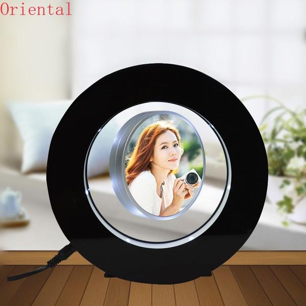 round shape levitating picture frame for gift magnetic levitation floating po with led lights frames
round shape levitating picture frame for gift magnetic levitation floating po with led lights frames