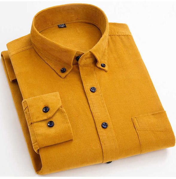 100% cotton corduroy shirt men plain long sleeve soft regular fit brand korean style smart casual male clothing plus size 5xl6xl 210609, White;black
100% cotton corduroy shirt men plain long sleeve soft regular fit brand korean style smart casual male clothing plus size 5xl6xl 210609, White;black