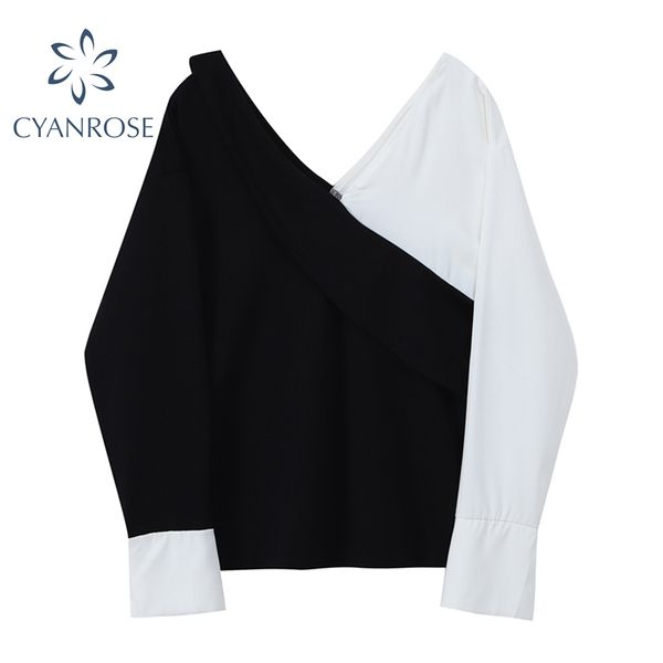 irregular spliced bodycon t shirt women long sleeve deep v neck spring skinny tees female elegant stylish slim ol 210417, White
irregular spliced bodycon t shirt women long sleeve deep v neck spring skinny tees female elegant stylish slim ol 210417, White