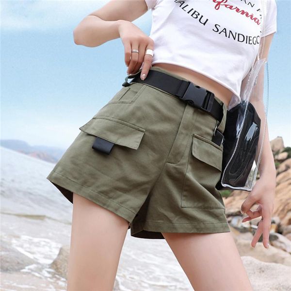 women's shorts fashion women high waist cargo elegant loose breathable pocket harajuku plain female ladies streetwear plus size, White;black
women's shorts fashion women high waist cargo elegant loose breathable pocket harajuku plain female ladies streetwear plus size, White;black