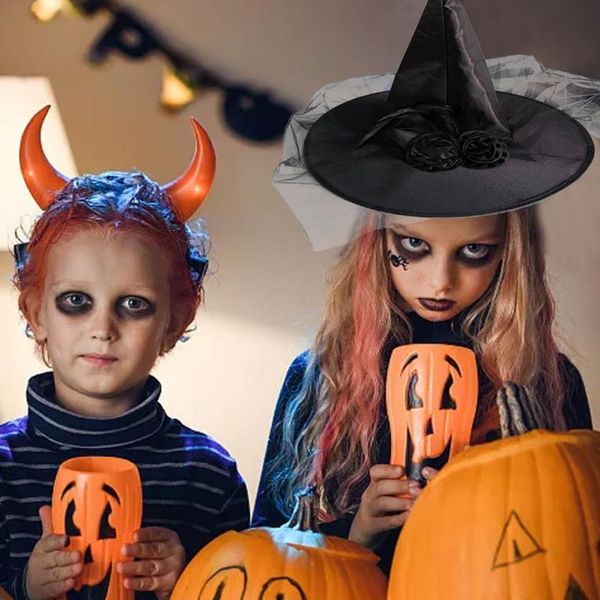 party hats halloween gauze witch hat children's dance dress up rose cosplay props decoration
party hats halloween gauze witch hat children's dance dress up rose cosplay props decoration