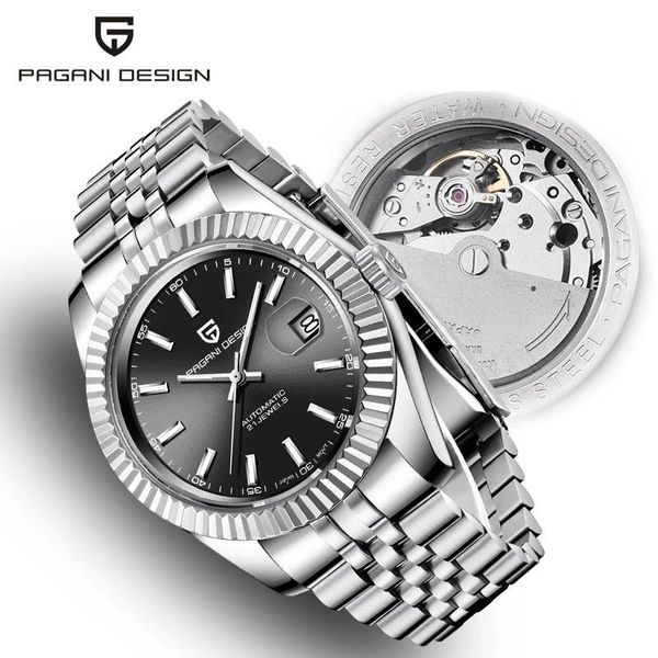 wristwatches pagani design watch men's automatic mechanical watches stainless steel strap waterproof luminous, Slivery;brown
wristwatches pagani design watch men's automatic mechanical watches stainless steel strap waterproof luminous, Slivery;brown