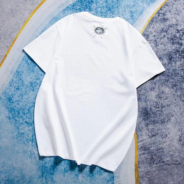 luxury tracksuits print 21s eye spring and star summer new two color lovers' age reduction round neck short sl, Gray
luxury tracksuits print 21s eye spring and star summer new two color lovers' age reduction round neck short sl, Gray